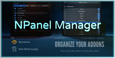 Blender Market – N Panel Manager v1.2