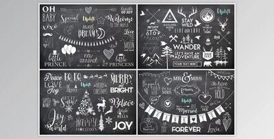 90 Photoshop Overlays BUNDLE By Uplift Actions