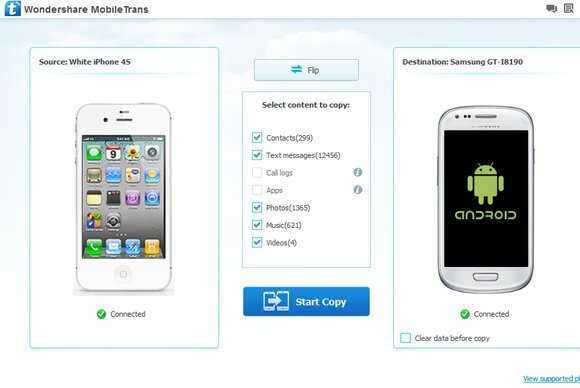 Wondershare MobileTrans 8.0.0.609 Win / 6.9.1.30 mac