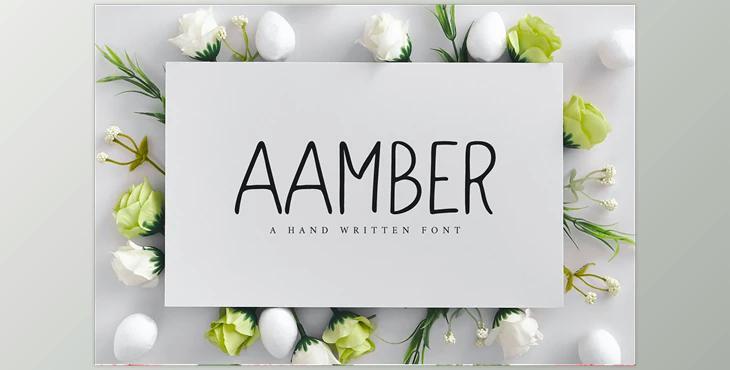 Aamber Sans Serif Font