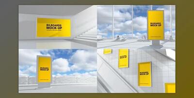Outdoor Mockups II (Videohive 29532808) - AE Project (Video Displays, 3D Object)
