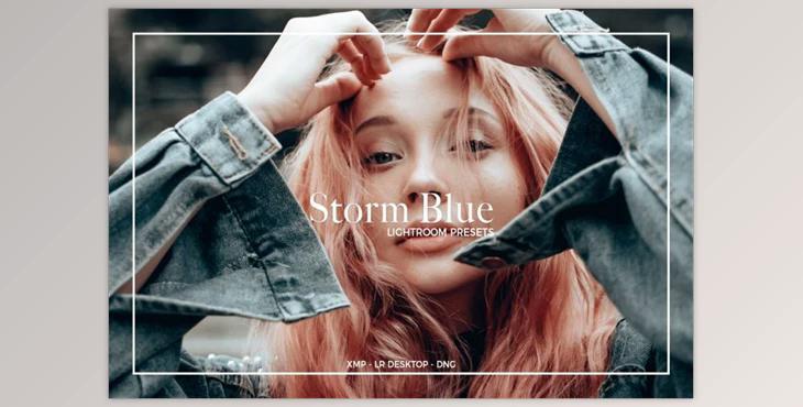 STORM BLUE LIGHTROOM PRESETS CreativeMarket-5897551