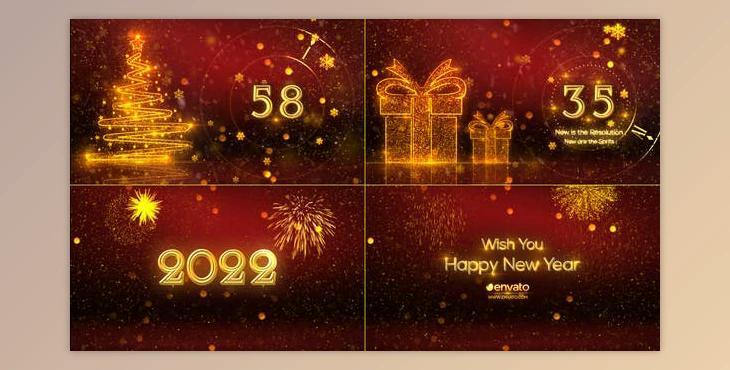 New Year Countdown 2022 (Videohive 35037229) - AE Project