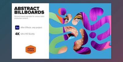 Abstract Loopable Billboards (Videohive 39665565) - AE Project