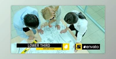 Clean Lower Thirds (Videohive 9054769)