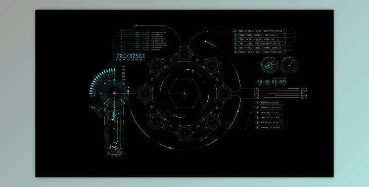 HUD Info Mechanics 1 (Videohive 44812010) - AE Project
