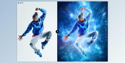 Space Photoshop Action By Willa (ATN, ABR, PDF)