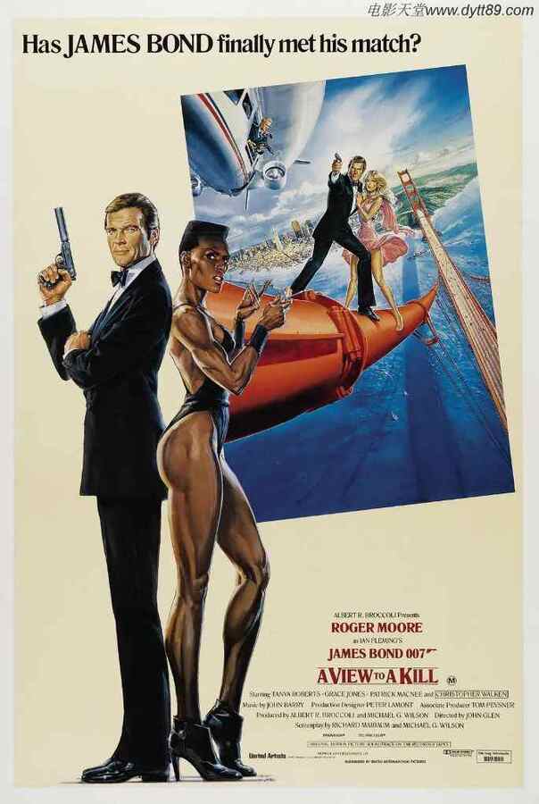 1985年英国经典动作片《007之雷霆杀机》BD国英双语中英双字
