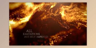 Gold Dust Particle Sequence (Videohive 28459574) - AE Project