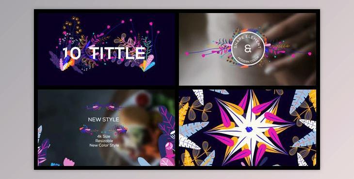 Modern Floral Pack (Videohive 20192246) - AE Project