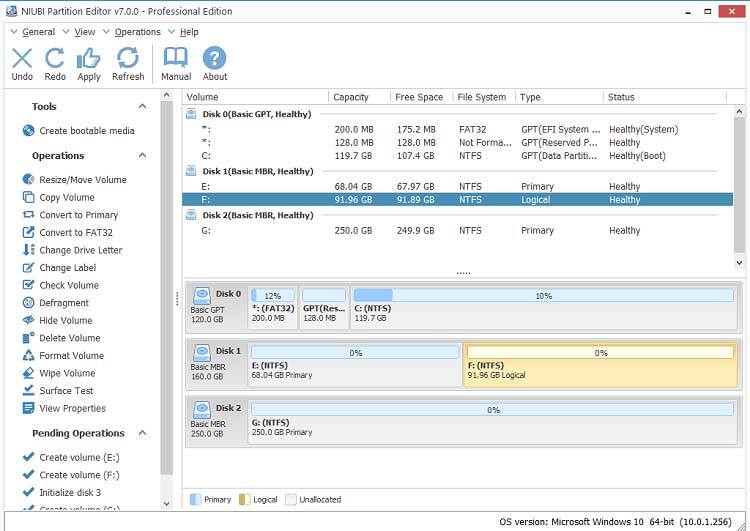 NIUBI Partition Editor All Editions 10.2.0 + WinPE