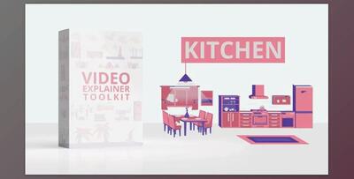 Kitchen & Dining Room Explainer Toolkit – Motionarray 784178