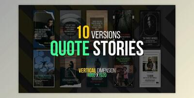 10 Quote Stories (Videohive 40695573) - AE Project
