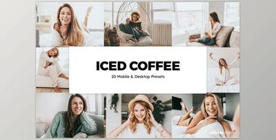 20 Iced Coffee Lightroom Presets & LUTs CreativeMarket-5842198 (XMP, DNG, PNG)