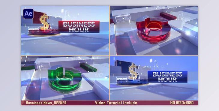 Business News Opener / Economics Opener (Videohive 51277302) - AE Project