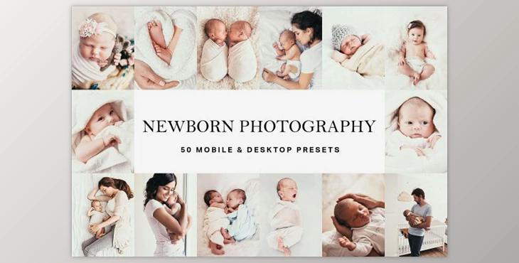 50 Newborn Baby Lightroom Presets CreativeMarket 4671483