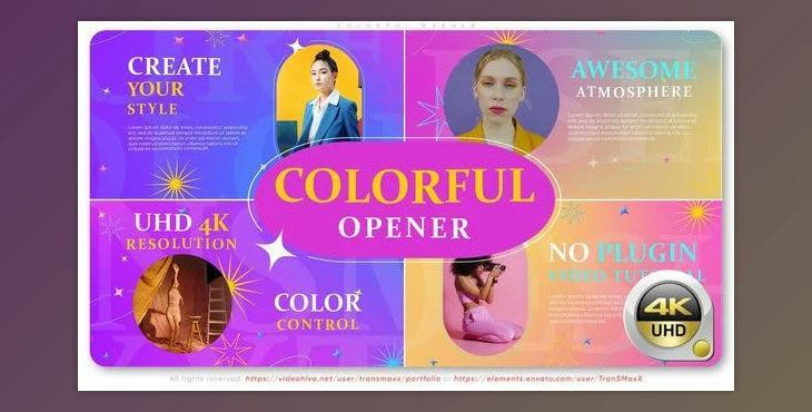 Colorful Opener (Videohive 45195974) - AE Project