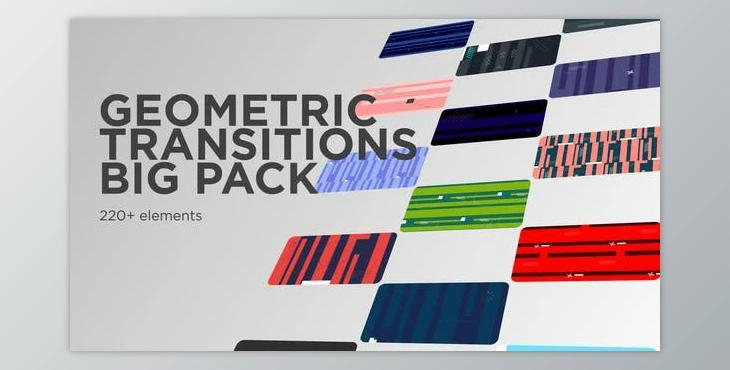 Geometric Transitions Big Pack (Videohive 33973547) - AE Project