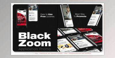 Black Zoom Application Promo (Videohive 34766228) - AE Project