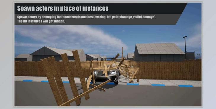 Unreal engine - Instance Damage System v1.0.2