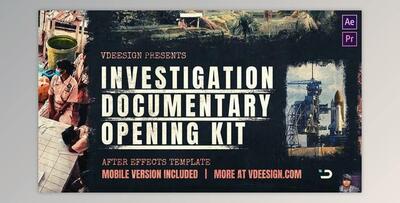 Investigation Documentary Opening Kit (Videohive 24689958)