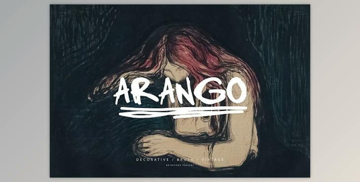 Arango – Decorative Font