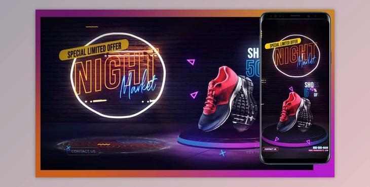 Neon Sales (Videohive 34925741) - AE Project