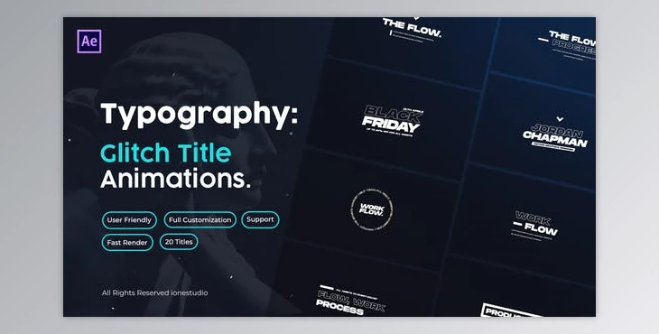 Glitch Titles (Videohive 40060193) - AE Project