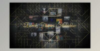 Black Frames Slideshow (Videohive 45716243) - AE Project