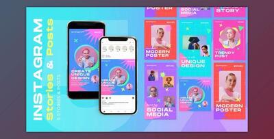 Instagram Stories and Posts Pack (Videohive 42929153) - AE Project