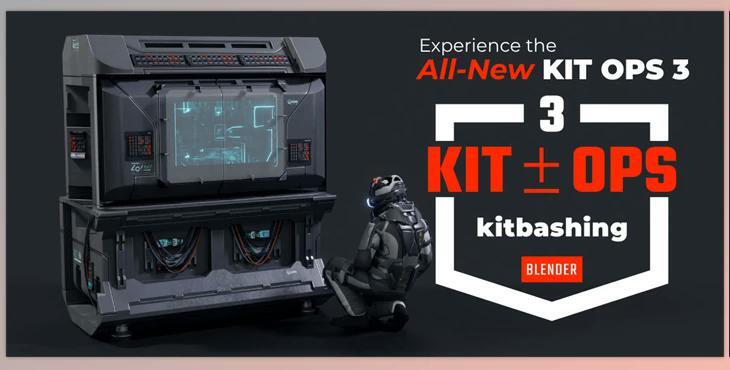 Blender Market - Kit Ops 3 Pro: Premiere Kitbashing Addon v3.0.22