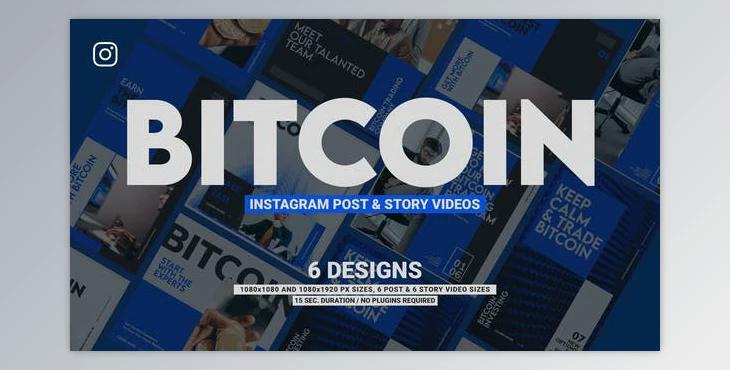 Bitcoin Promotion Instagram (VideoHive 38029503) - AE Project