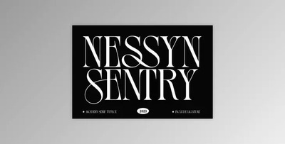 Nessyn Sentry Font