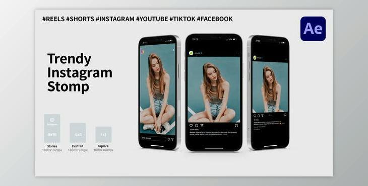 Trendy Instagram Stomp (Videohive 43448614) - AE Project