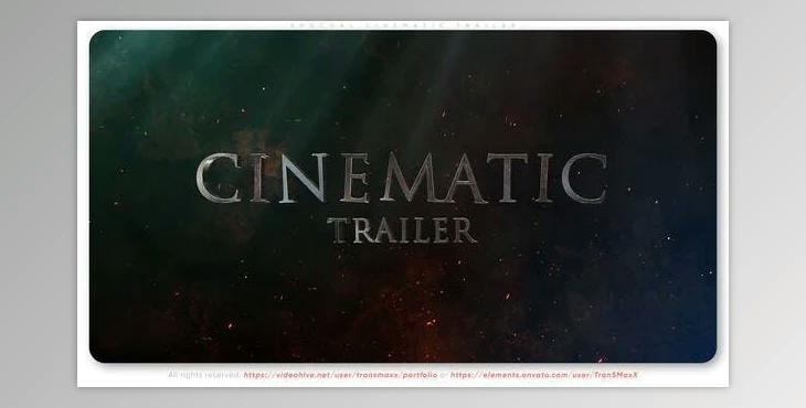 Epochal Cinematic Trailer (Videohive 36709389) - AE Project