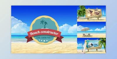 Summer Beach Video Displays. Vacation Travel Theme (Videohive 5082352) - AE Project