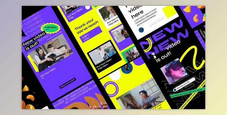 Youtube Stories Pack (Videohive 34218818) - AE Project