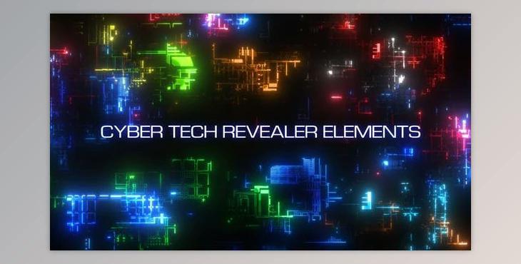 Cyber Tech Revealer Elements Pack (Videohive 31063944)