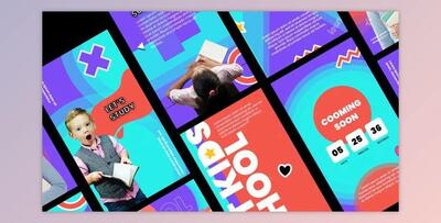 School Stories Instagram (Videohive 34287964) - AE Project