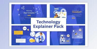 Technology Explainer Animation Scene Pack (Videohive 45855647) - AE Project