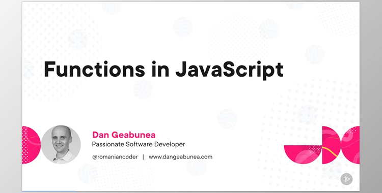 Functions in JavaScript - Dan Geabunea