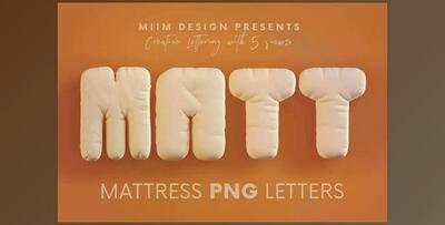 Mattress or Pillow - 3D Lettering - 6449940