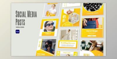 Social Media Posts v2 (Videohive 31461252) - AE Project