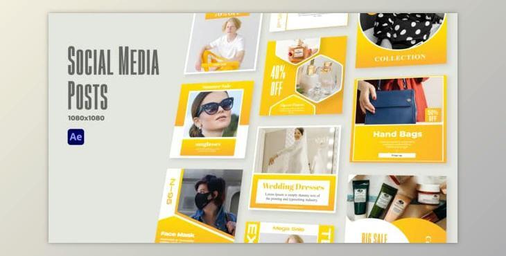 Social Media Posts v2 (Videohive 31461252) - AE Project