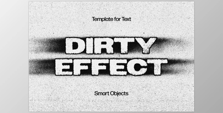 Dirty Text Effect - 92531716