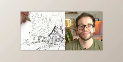Sketching Practice: Draw a Cozy Cabin Scene with Ink Pens