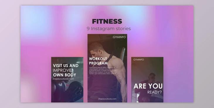 Fitness – Instagram stories (Videohive 39984881) - AE Project