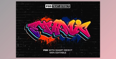 PSD Graffiti Text Effect Gradient Style - 280384419 - WKVJMBP