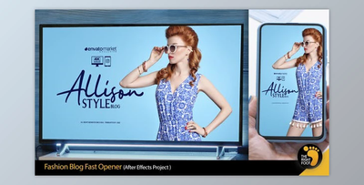 Fashion Blog Fast Opener (Videohive 36655766) - AE Project