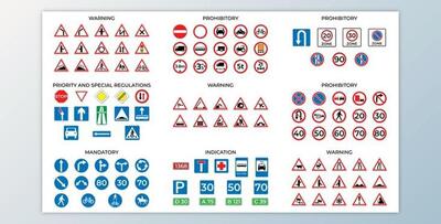 Animated Road Signs (Videohive 52685972) - AE Project